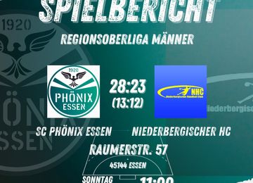 Spielbericht SC Phönix Essen