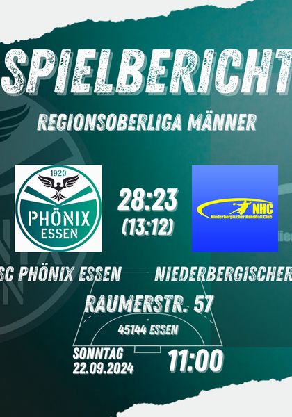 Spielbericht SC Phönix Essen
